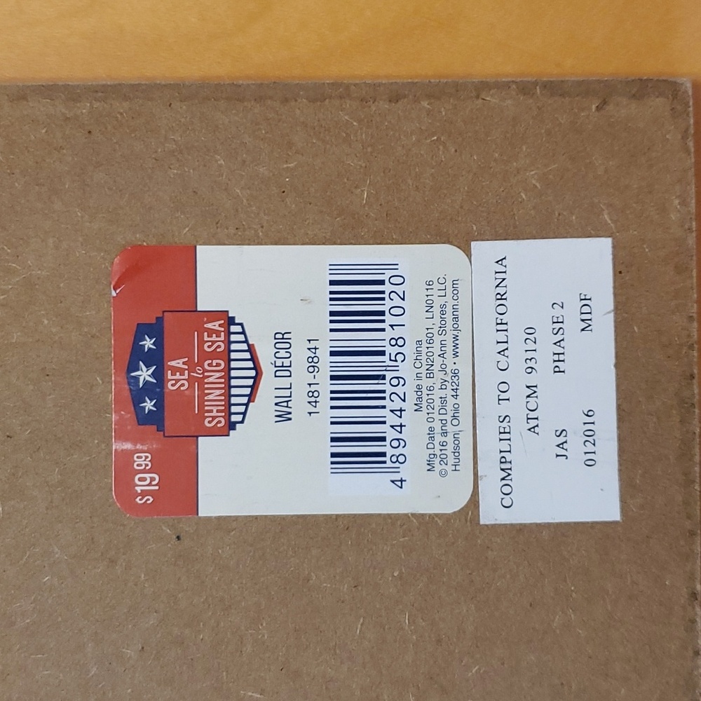 NWT πΊπΈ Patriotic Door hanging sign, Sea to Shining Sea brand β€π€π - Picture 4 of 7